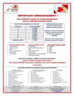 9. REVISED PROOF OF FUNDS